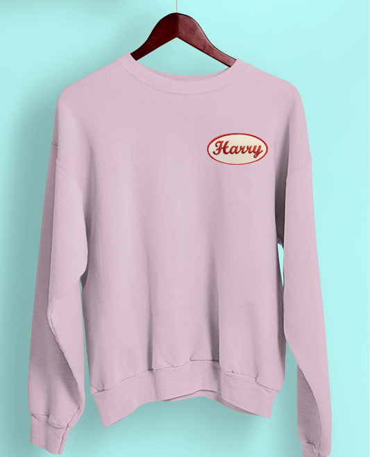 Harry Embroidered Patch Sweatshirt