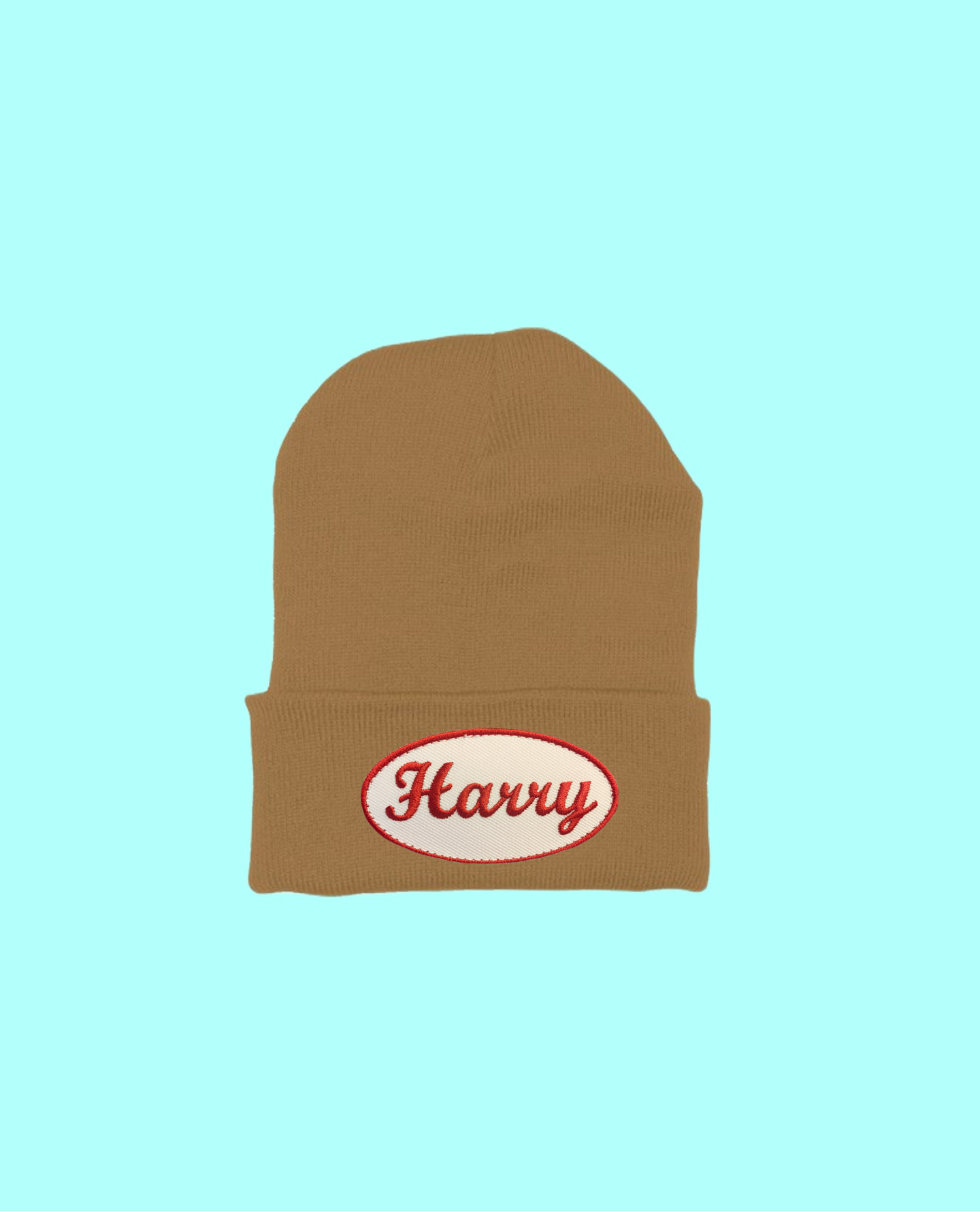 Harry Embroidered Patch Beanie