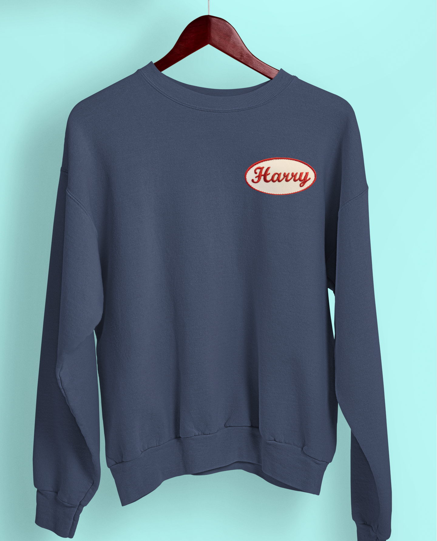 Harry Embroidered Patch Sweatshirt