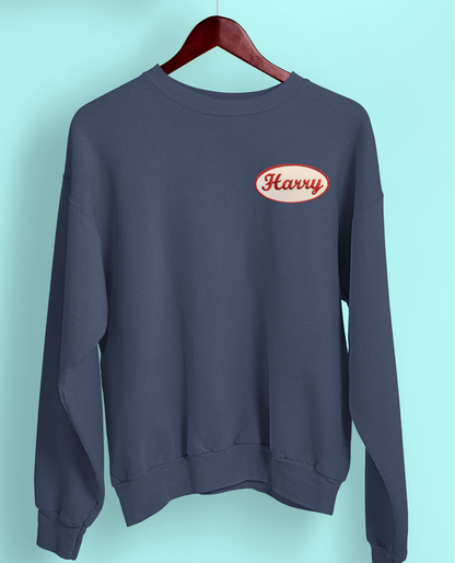 Harry Embroidered Patch Sweatshirt