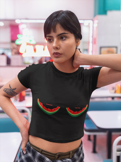 Water-Melons Crop Tee [Watermelon Sugar]