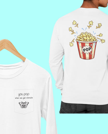 You Pop Lyric Pocket Long Sleeve Tee [Cinema]