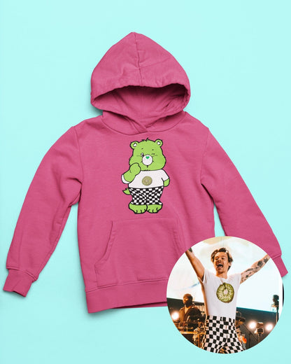 Harry Styles Merch: Kiwi Care Barry Hoodie [LoT - Vienna] hoodies xs Hot Pink 