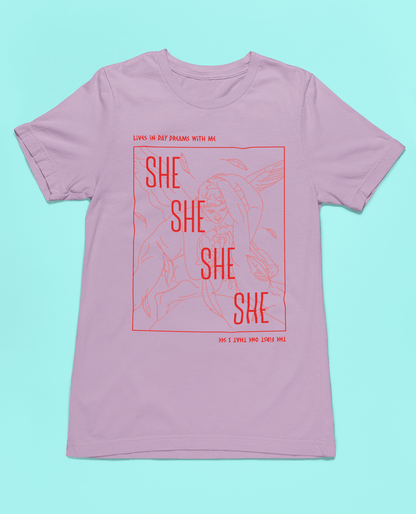 Harry Styles Merch: She Tee tshirts xs Lilac 